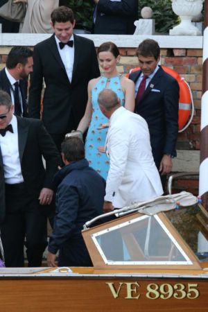 George Clooney and Amal Alamuddin wedding arrivals